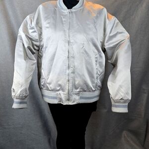 BR old school jacket coat size  (L ) men's zip up..